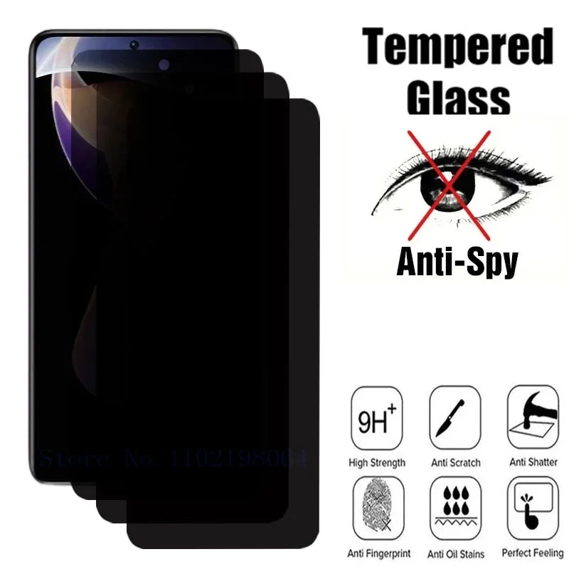 Enhanced 3D Privacy Screen Protectors - Anti-Spy Protective Glass