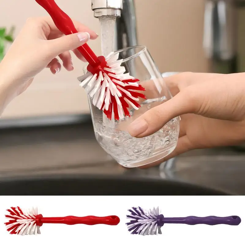 

Pot Cleaner Water Bottle Scrub Tools Glassware Cleaning Brushes Multipurpose Scrubbing Gadget With Long Handle Vase Cleaner