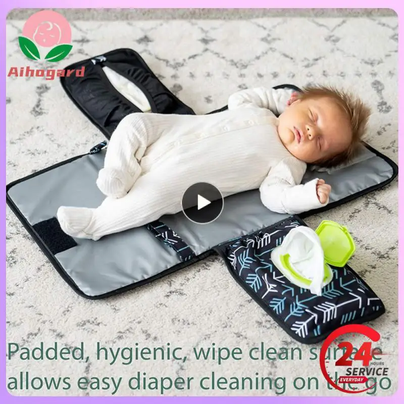 

Portable Baby Diaper Changer Multifunctional Newborn Baby Changing Table Travel Foldable Changing Mattress Cover Pads Baby Items