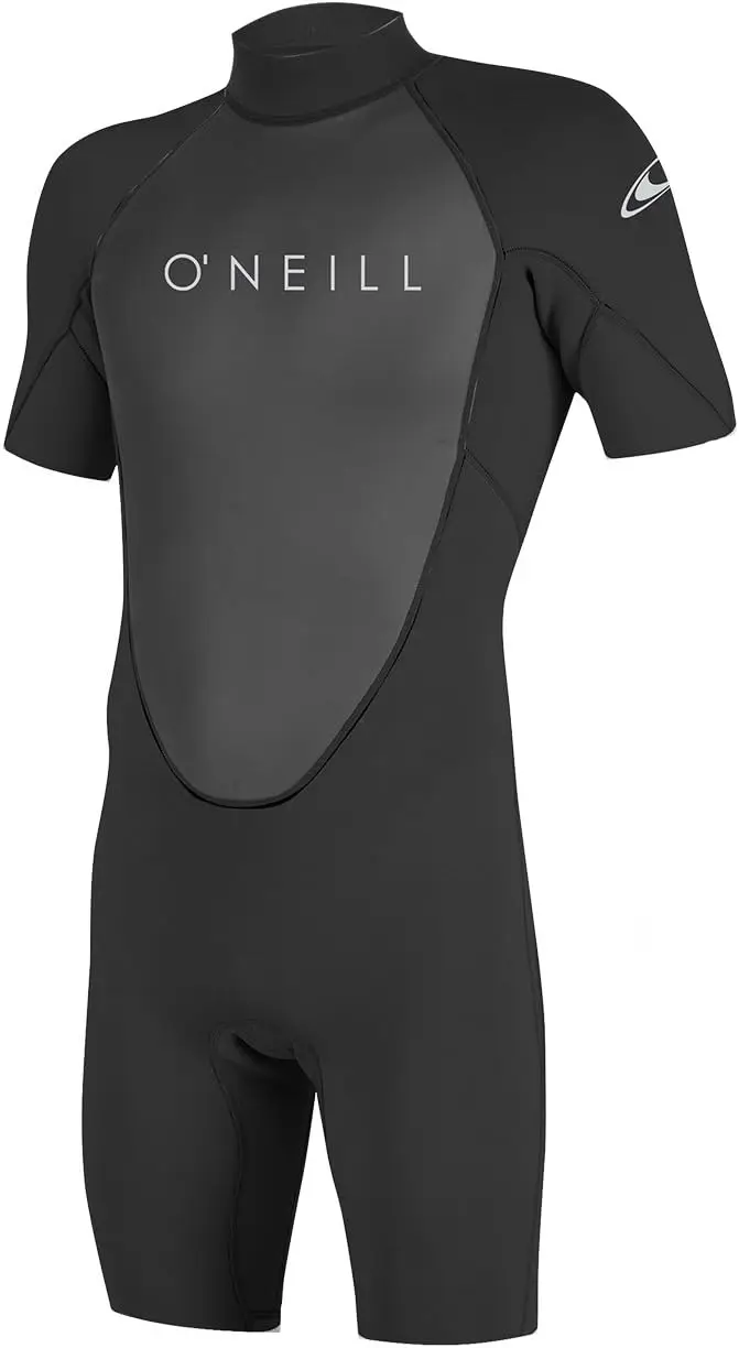 

O'Neill Men's Reactor-2 2mm Back Zip Short Sleeve Spring Wetsuit, Black/Black, 2XL Men bikini Swimsuit speedo boy Men swim mesh