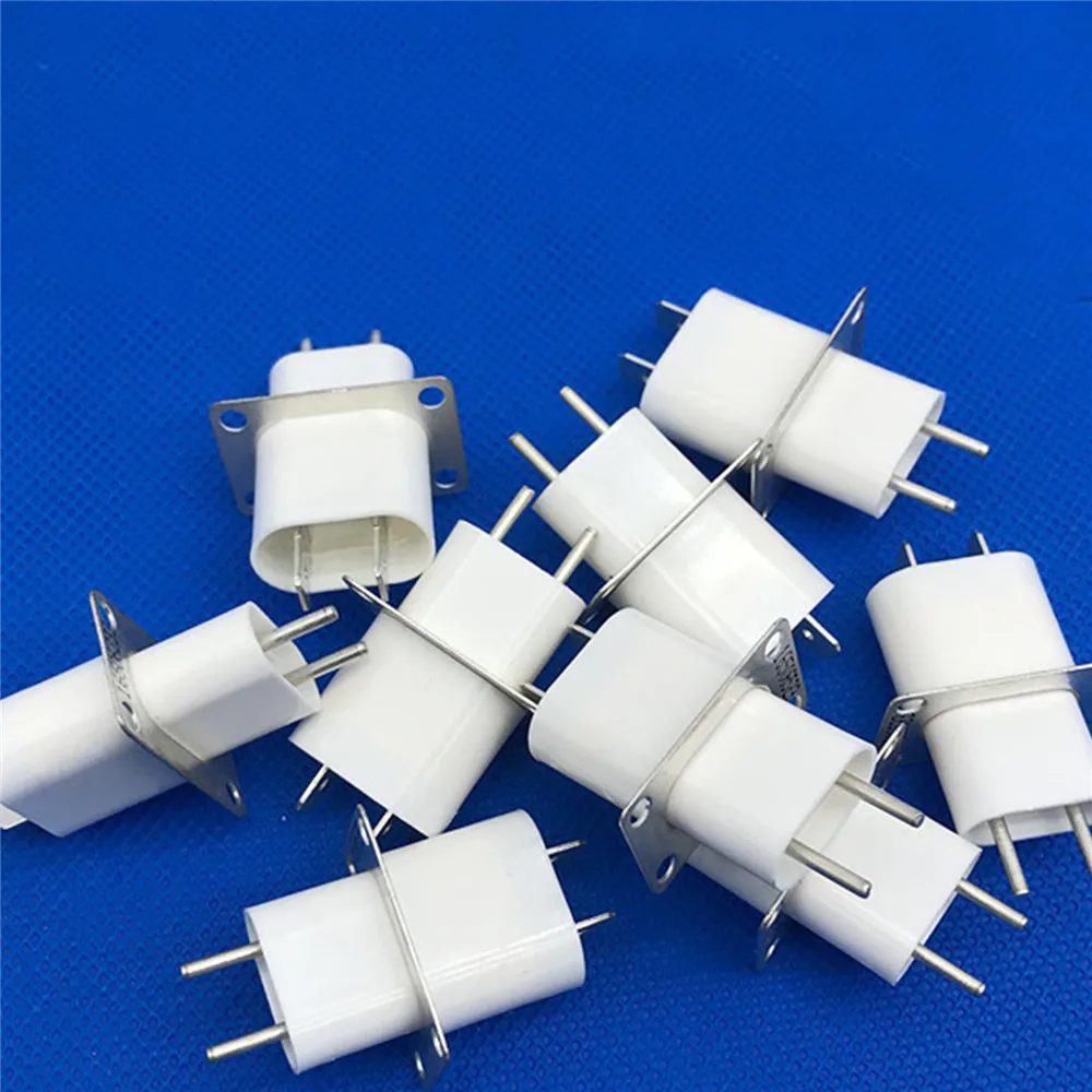5pcs Universal Magnetron Socket w/ Capacitor 4pin Magnetron  Connector For Haier Midea Galanz Original Microwave Oven Parts