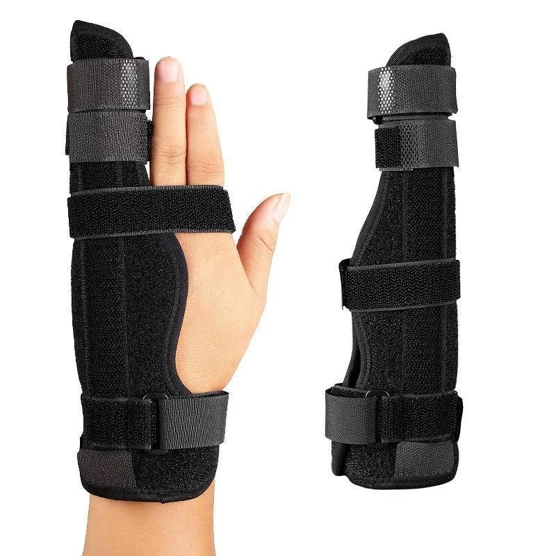 

1PCS Two Finger Splint Brace Support Immobilizer for Broken Fingers Injuries Arthritis Trigger Finger Tendonitis Pain Relief