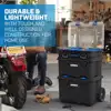 NEW Stack System Mobile Toolbox for Storage and Organization 3 Piece Resin Plastic Modular Toolbox System 2