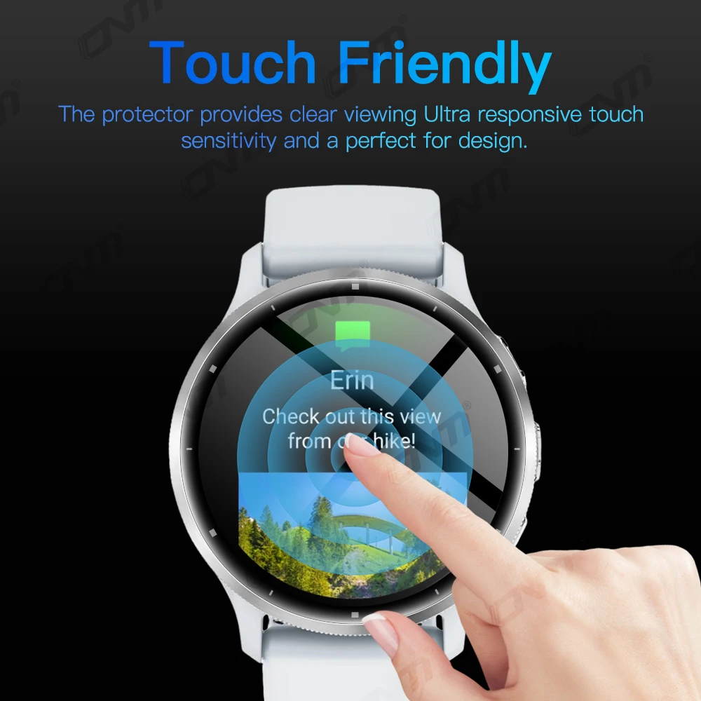 3x Protecteurs écran Verre Trempé 9H Pour Garmin Vivoactive 3 - Transparent