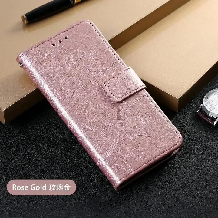 Magnetic Leather Flip Wallet Cover Case