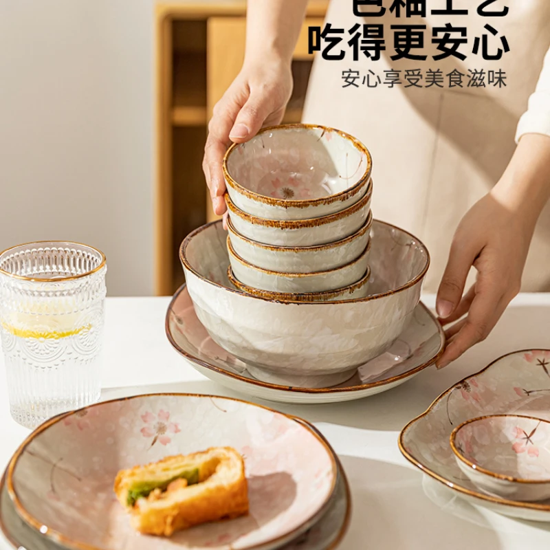 snow-cherry-blossom-ceramic-tableware-gift-bowl-and-dish-set-household-dinner-plate-fish-dish-bowls-plates-and-chopsticks