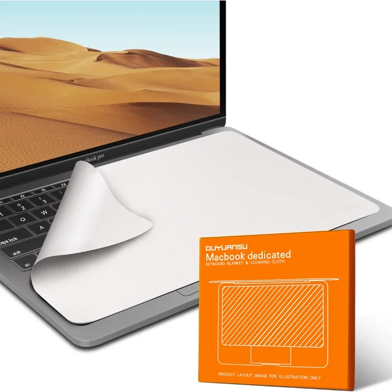 Microfiber Dustproof Laptop Keyboard & Screen Protection Cloth