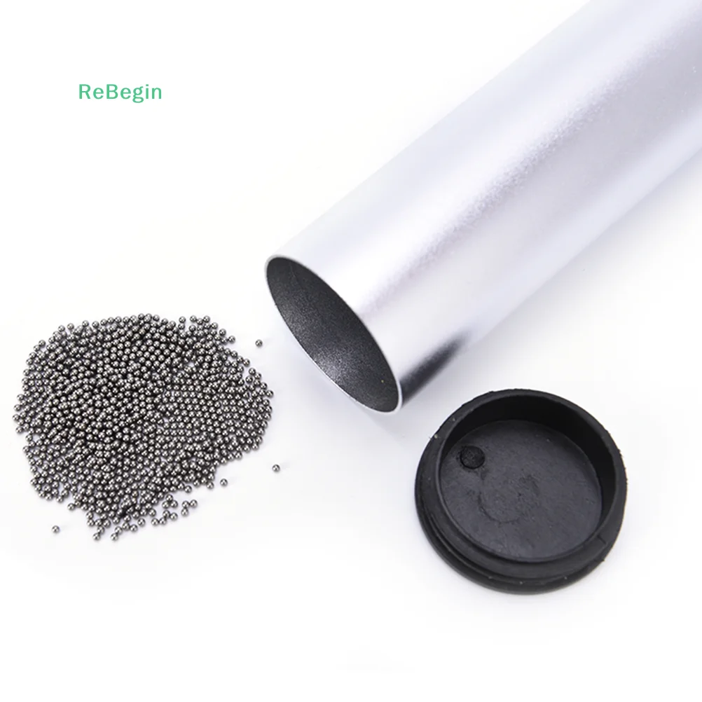 Stainless Steel Cylinder Sand Shaker Rhythm Musical Instruments Hand Percussion