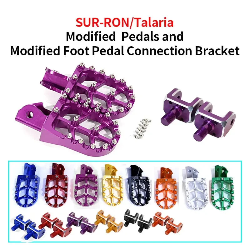 Pedane Moto Pedane Poggiapiedi Pedali Per Surron Sur-Ron Light Bee Electric Dirt Bike Poggiapiedi