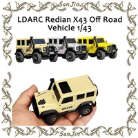 Ldarc Radian X43 1/43 Mini Rc Remote Control Simulation Off Road Climbing Vehicle Four Wheel Drive Model Car Desktop Toy 1