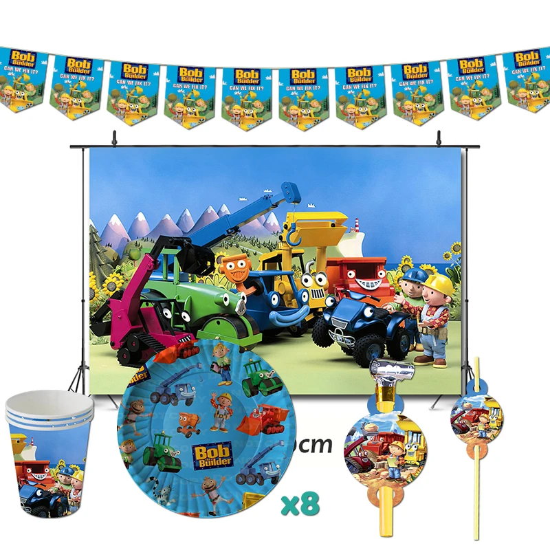 Bob the Builder Birthday Party Decorations, TV Show Theme, Favors