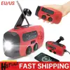 Portable Emergency Crank Radio FM/AM/WB Weather Radio with LED Flashlight Multifunctional Solar Power Radio for Outdoor Survival 1