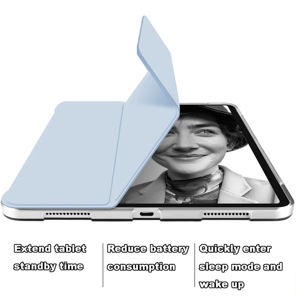 Smart Tablet Case with Pencil Holder and Cover
