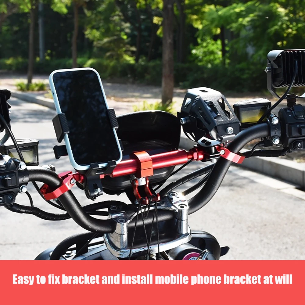 22MM Universal Motorcycle Refit Handlebar Retro Black Modified Handle Bars For Motorbike Classic I.1062569593