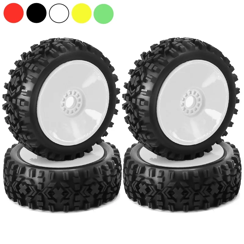 4 Pz 118Mm 1/8 Rc Fuoristrada Buggy Ruote Pneumatico 17Mm Esagonale Per Arrma Typhon Talion Traxxas Redcat Team Losi Kyosho Hpi Hsp Vrx Rc Car