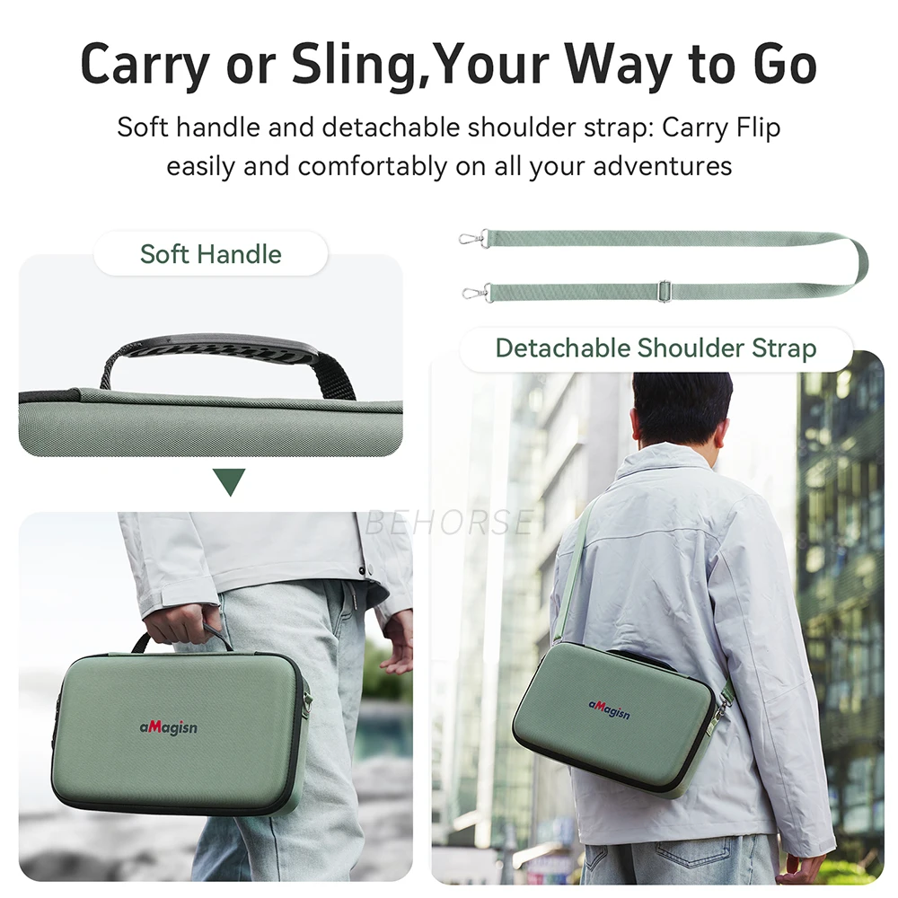 Portable Carrying Case For DJI Flip Shockproof Storage Bag Drop-resistant Case For DJI Flip RC 2/RC N3 Drone Accessories