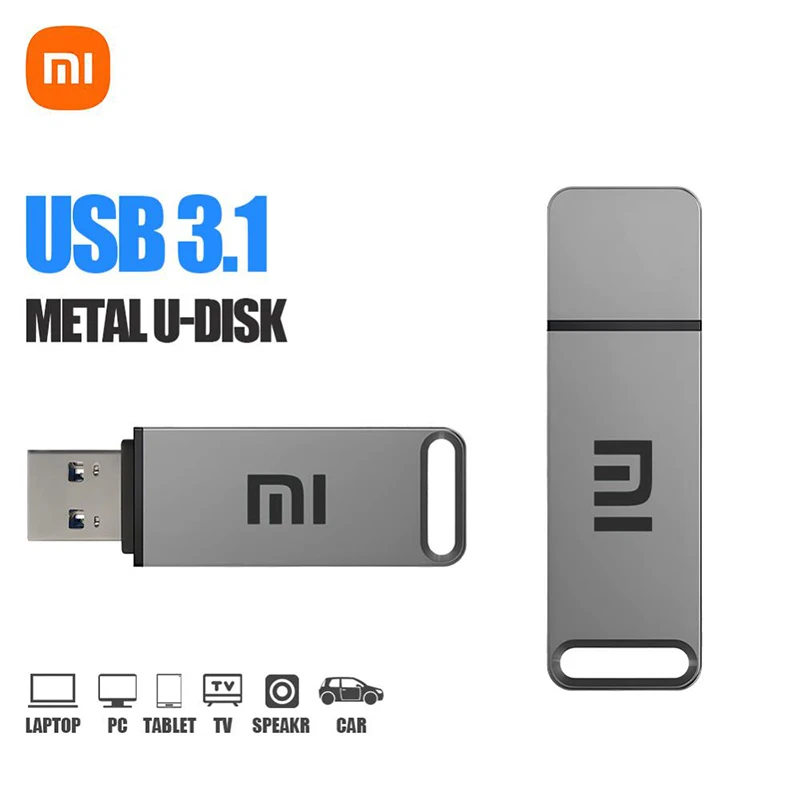 Xiaomi pen drive 1tb usb3 1 flash drive 2tb high speed metal waterproof