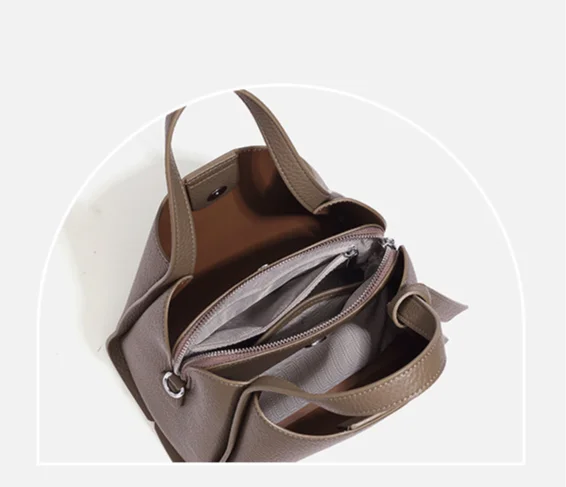 Elegant Women's Shoulder Bag Niche Design Portable Handbag_voghion.com
