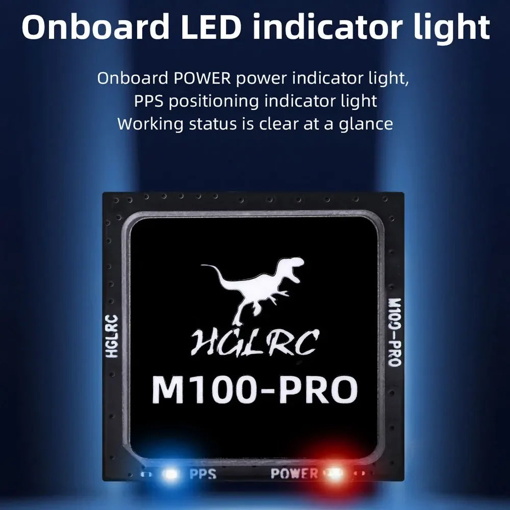 HGLRC M100 PRO GPS Chip B101 10th Generation Protocol Chip QMC5883L Compass for FPV Racing Freestyle Drones thumbnail 3