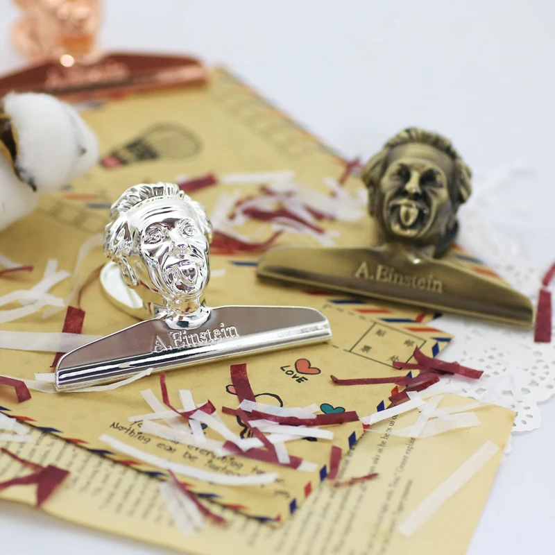 Vintage Memo Paper Clip Reciept Folder Metal Notebook Decoration Clamp Bronze Rose Gold paper clips binder clips metal clamp clips