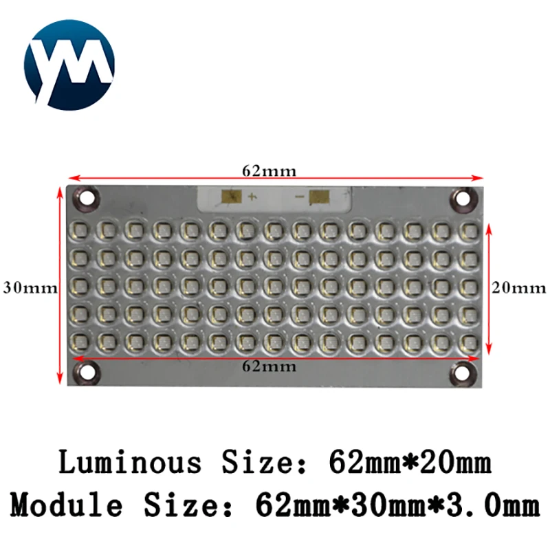 Description Picture 6 of item140W 150W 144W UV Light Uv Curing Lamp 365nm  385nm 395nm 405nm For Resin Ink Printing Curing