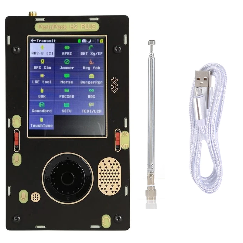 Portapack h2 plus mayhem 1mhz 6ghz hackrf one antenna case bag
