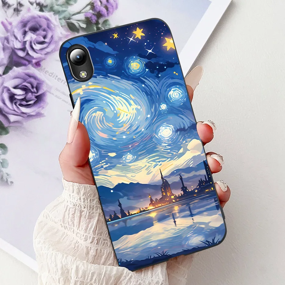 Stylish Painted Soft Silicone Phone Case Cover