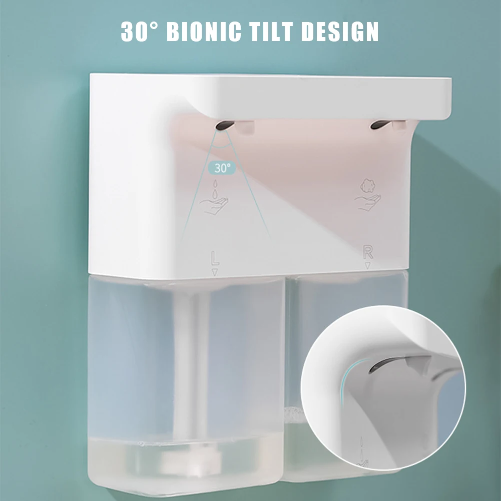 Automatische Schuim Zeepdispenser 300ml - Elektrische Sensor Dispenser USB Oplaadbaar, Zwart - Badkamer & Keuken