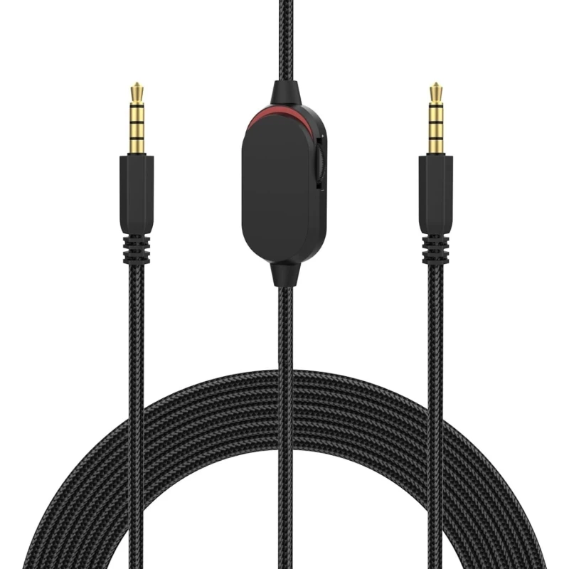 

Replacement Aux Cable with Inline Mute Volumes Control for AW720H AW920H AW310H AW510H 988 Gaming Headset Nylon Braided