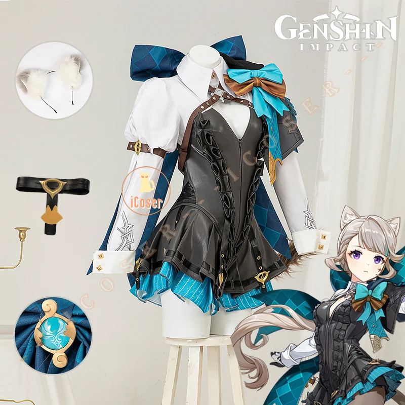 Game Genshin Impact Lynette Cosplay Costume Genshin Fontaine Lynette  Costume Christmas Costume Lynette Cosplay Wig CoCos-SSS - AliExpress