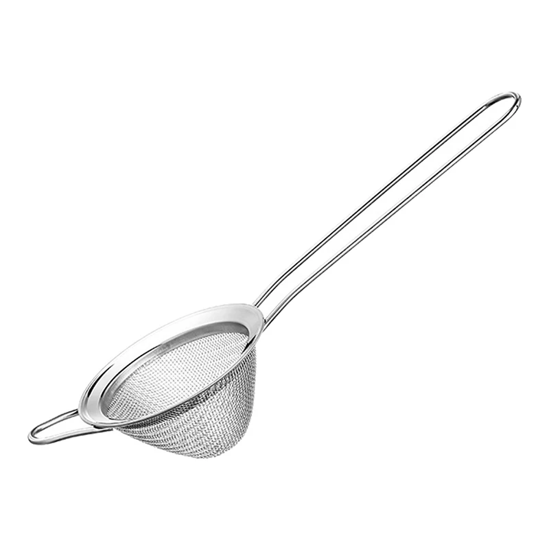 1 Stück robuster, langlebiger, korrosionsbeständiger, feinmaschiger Edelstahl-konischer Netzfilter für Bar, Tee, Cocktail, Zellstoff, Kaffeesatz – Detail 5