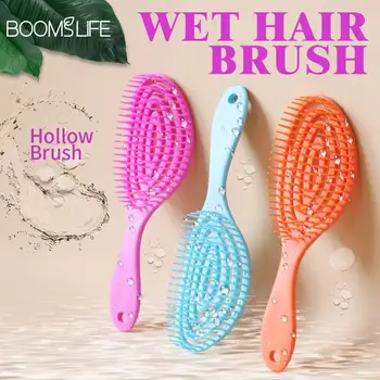 Vented Hair Brush WideTeeth Anti-static Comb for Women Scalp Massage Wet Dry Hairs Combs Detangling Hairdressing Styling Tools