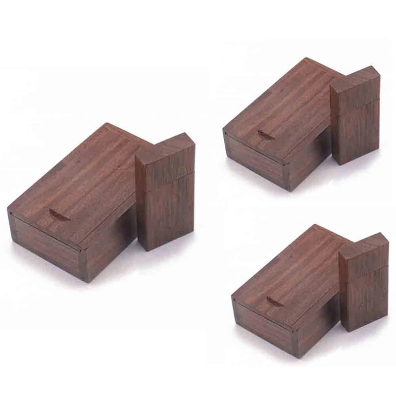 USB 플래시 드라이브 메모리 스틱, U 디스크 외부 저장 메모리, 휴대용 나무 플래시 드라이브, 상자 포함