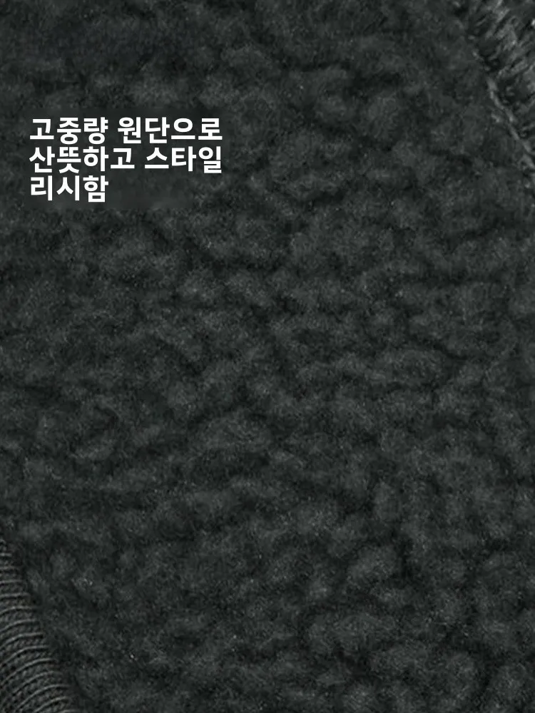 데카테론 플리스 안감 후드 재킷 남성용 겨울 두꺼운 따뜻한 캐주얼 지퍼 오픈 가디건 스웨트셔츠 폴리에스터 섬유