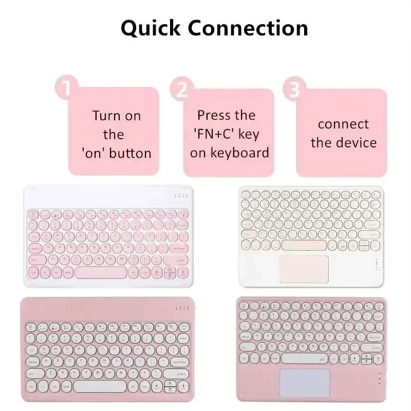 Xiaomi Pad 7 Premium Tablet Case with Pencil Holder and Magnetic Trackpad Keyboard