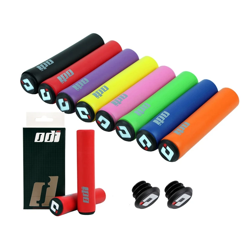 ODI MTB 자전거 그립, 실리콘 핸들 바 그립, 충격 흡수, 부드러운 산악 자전거 그립, 자전거 액세서리