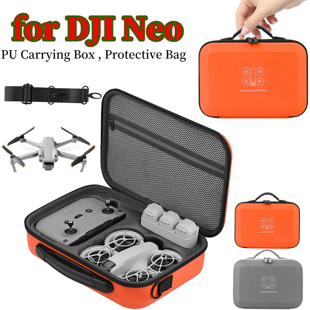 Shockproof Portable Handbag for DJI Neo Drone Travel Case for Neo Controller Flight Battery Charging Cable