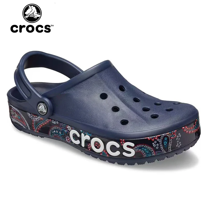 Women Sandals Closed Toe Sandals Slippers Sandals New Crocs Painting Classic Clog Men's Women's Casual Sandals Unisex Closed-Toe Slip-Ons Outdoor Breathable Beach Shoes