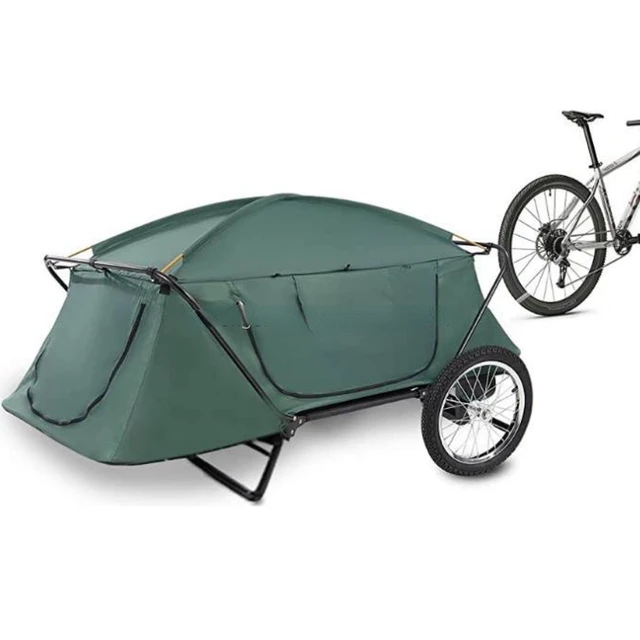 Living In A Jagahaha Electric Bike Camper Trailer Tent Folding