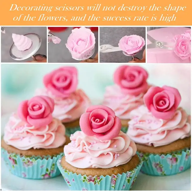 Pastry Piping Tips and Bags 33 Pcs DIY Pastry Professional Accessory Kit, Stainless Steel Tips, Baking Tools for Decorating Cake 3