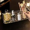 Water Ripple Acrylic Cosmetic Storage Box Makeup Brush Holder Organizer Lipstick Eyebrow Pencil Bathroom Storage Display Stand 3