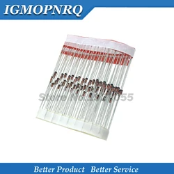 100 - Pack Assorted Voltage Zener Diodes - 1/2W DO - 35 (8V2)