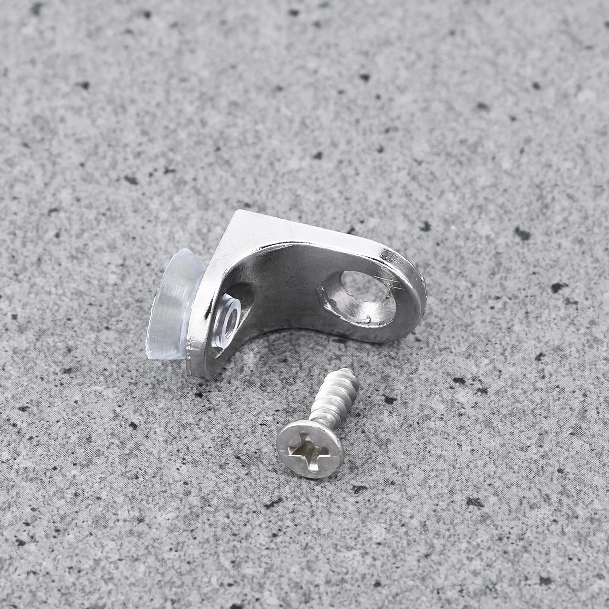 

Mounting Fixing Glass Shelf Bracket Pegs Supports, 20PCS Glass Mounting Bracket With Suction Cup Bases and with Screws ( Silver