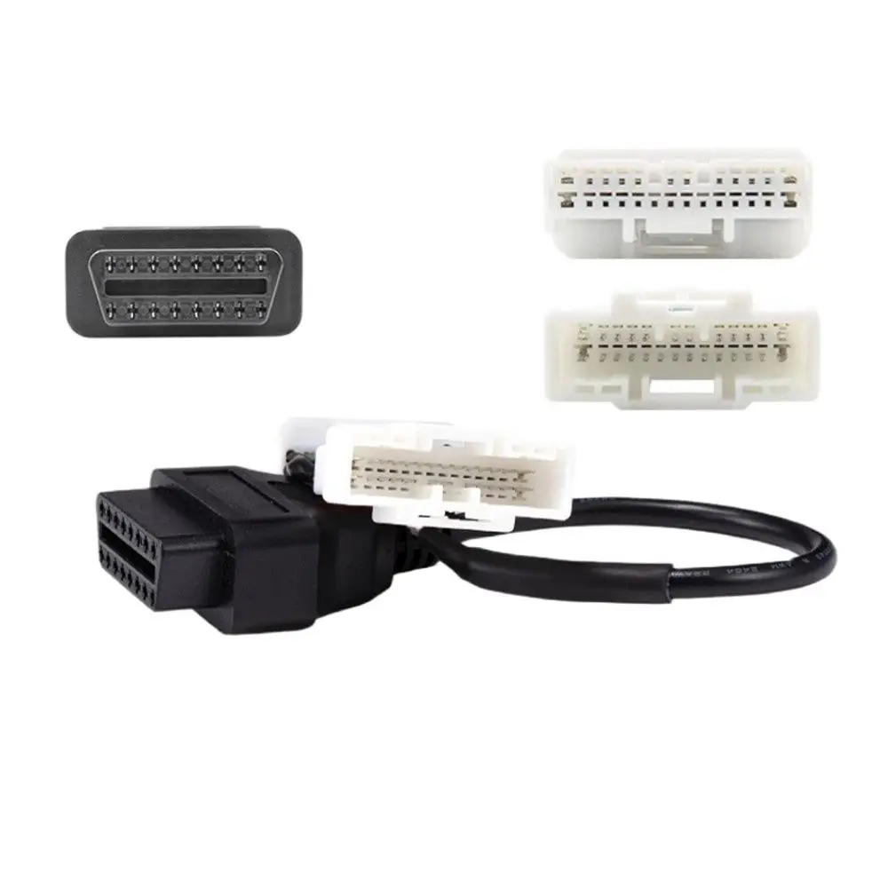 테슬라 모델 3 용 OBD2 커넥터, OBD 진단 자동차 도구, 테슬라 모델 Y용 수 암-16 핀 케이블, 자동차 어댑터, 12 핀, 20 핀, 26 핀