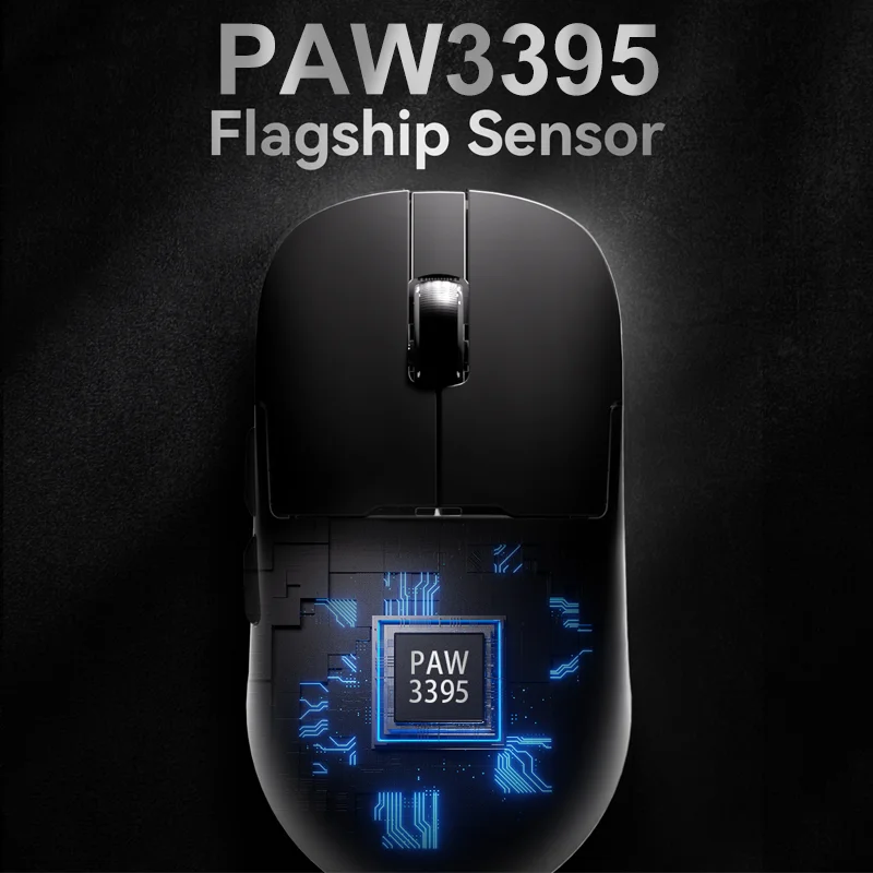 AJAZZ AJ179 PRO PAW3395 경량 유무선 마우스 (자석 충전 베이스 포함) 인체공학적 매크로 게이밍 마우스 (PC/노트북용)