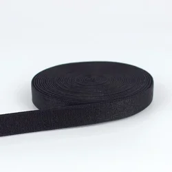 Durable Nylon Elastic Band for DIY Garment Accessories - Multiple Lengths Available (Black)