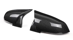 White Mirror Cover Cap (Carbon fiber pattern)