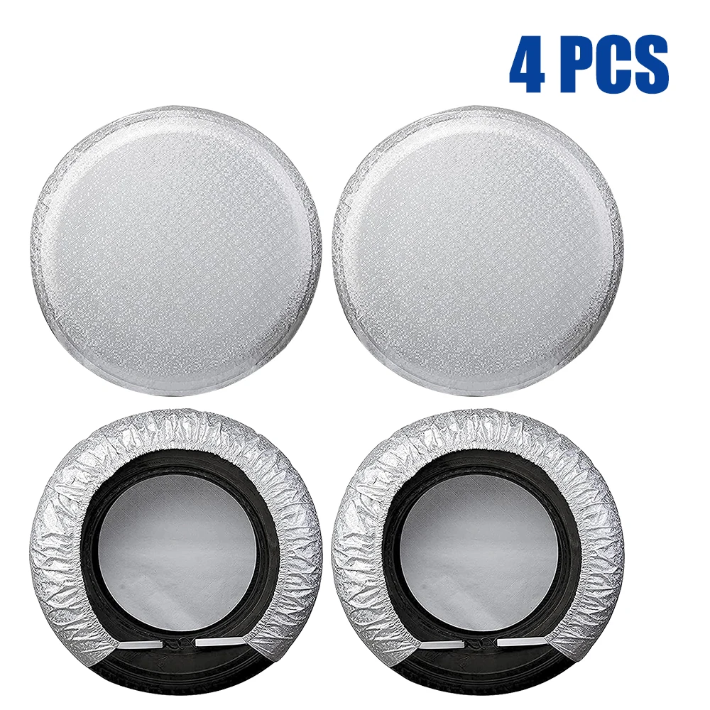 Car Tire Covers 27 29 inch Universal Vehicle Wheel Protector For RV
