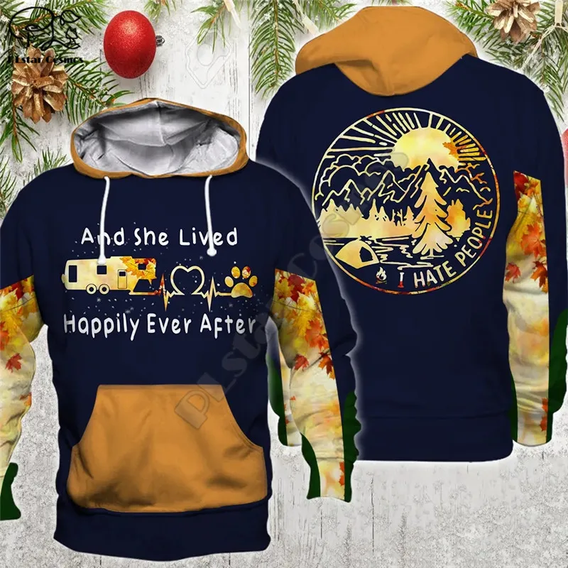 

PLstar Cosmos 3D Printed Newest And She Lived Happily Ever After Funny Hrajuku Streetwear Unisex Casual Hoodies/Zip/Sweatshirt