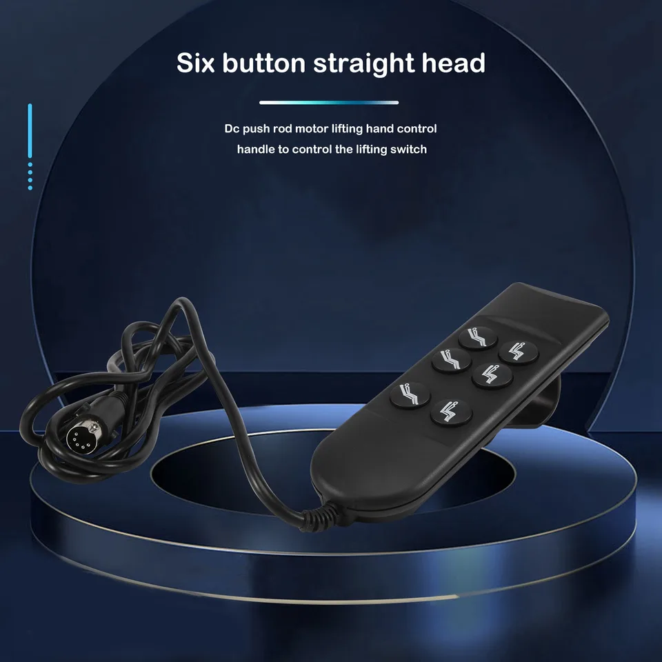 Interruttore A Doppio Pulsante Per Divano Reclinabile Elettrico - Controller Manuale Con Cavo 1,2m, Per Poltrone Home Theater